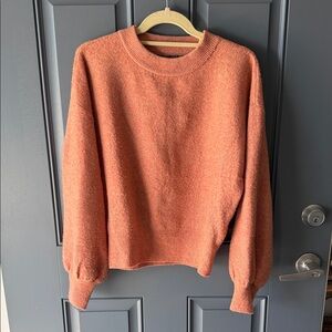 Prana Terracotta Crew Neck Sweater